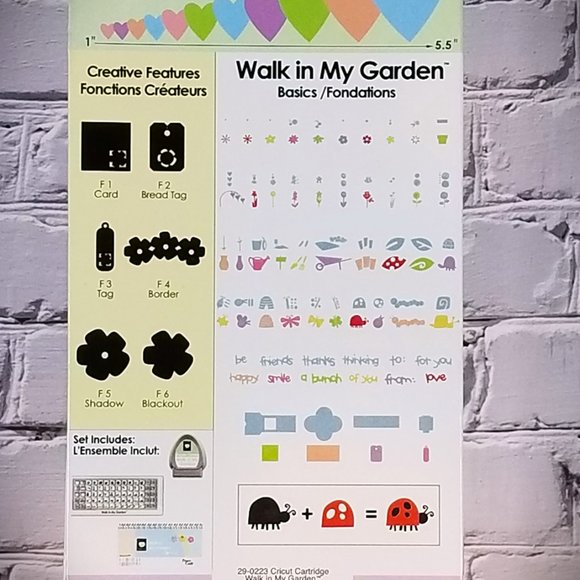 CRICUT - Walk In My Garden - Provo Craft 2006 - Picture 3 of 4